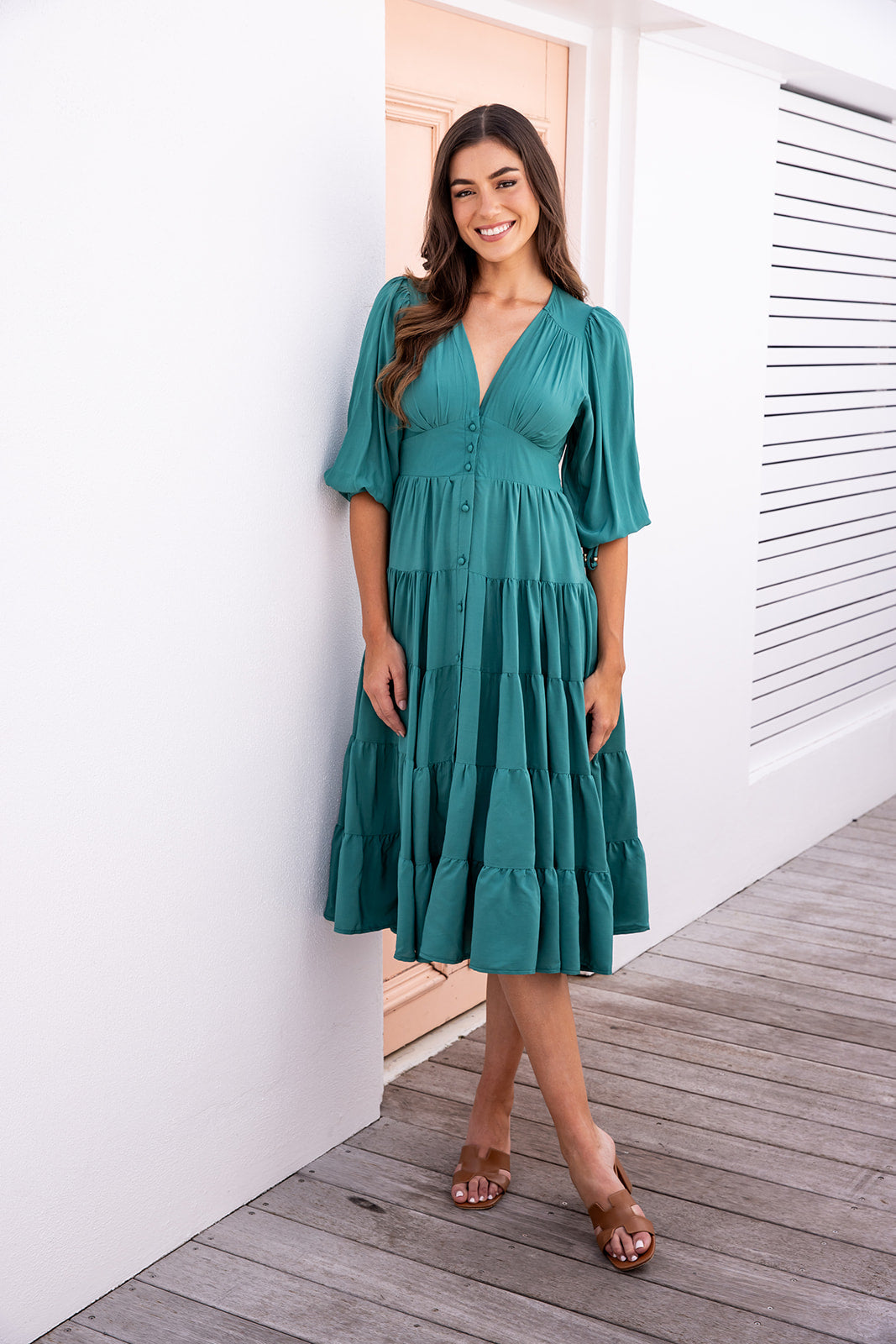 Avani Dress - Persian Green