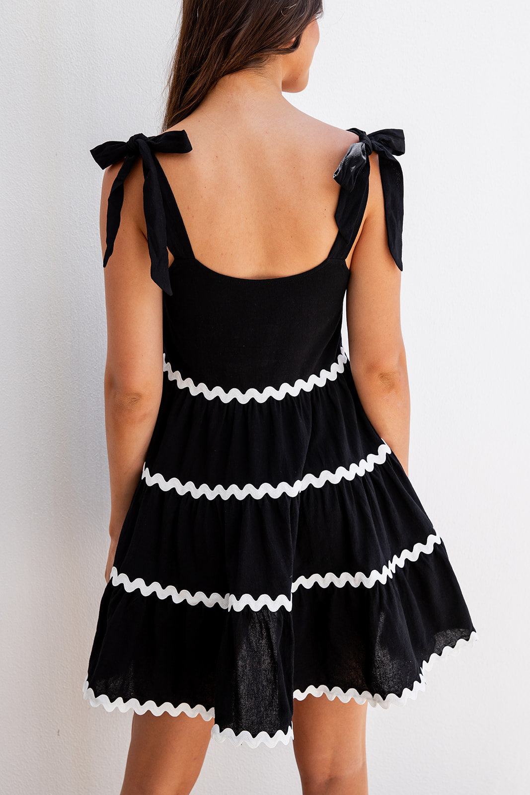 Riveria Dress - Black Ric Rac