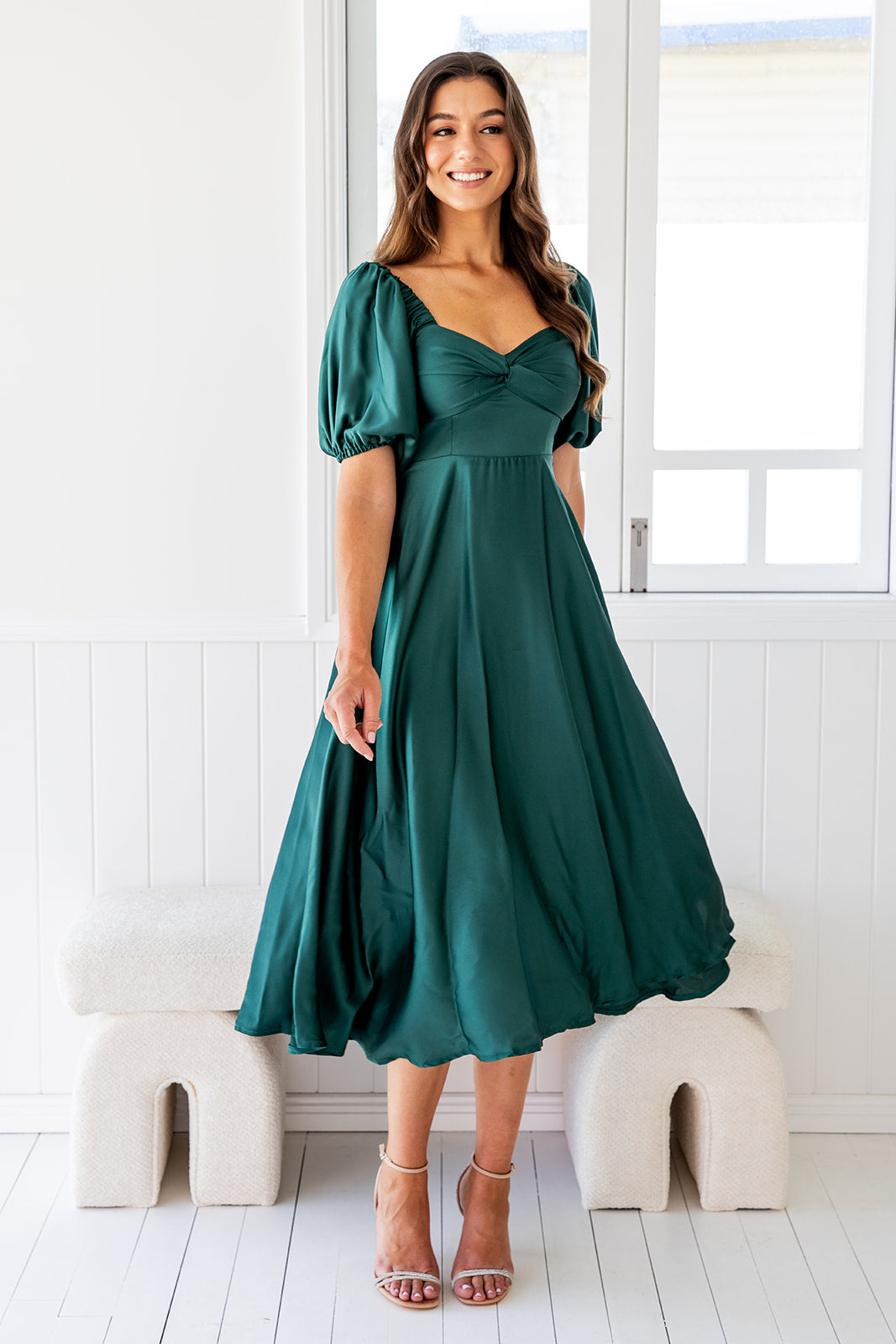 Velia Dress - Emerald