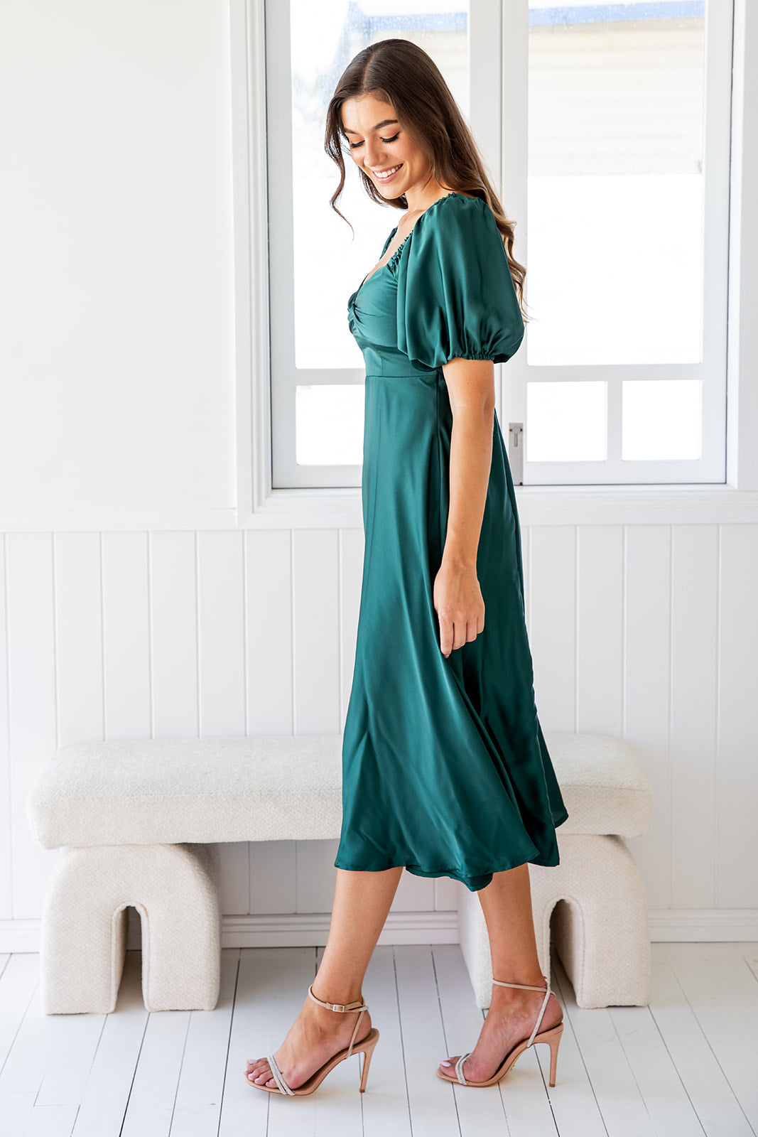 Velia Dress - Emerald