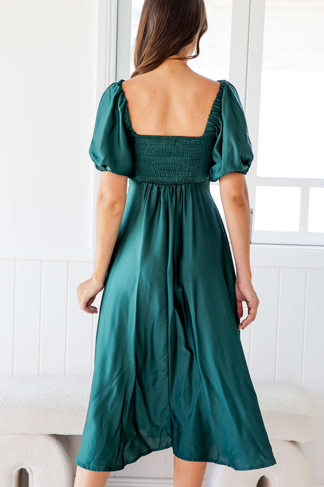 Velia Dress - Emerald