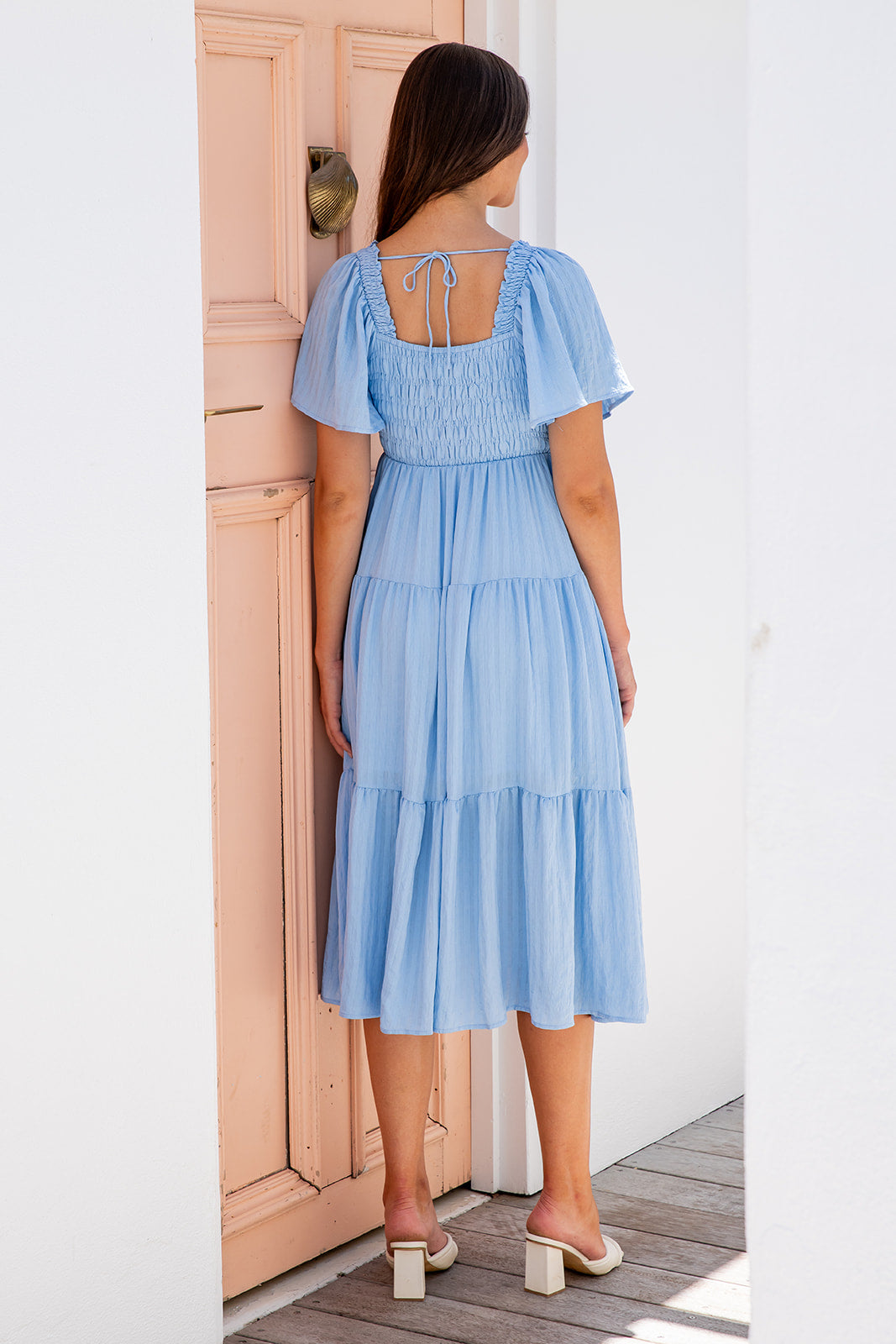 Feliz Dress - Soft Blue