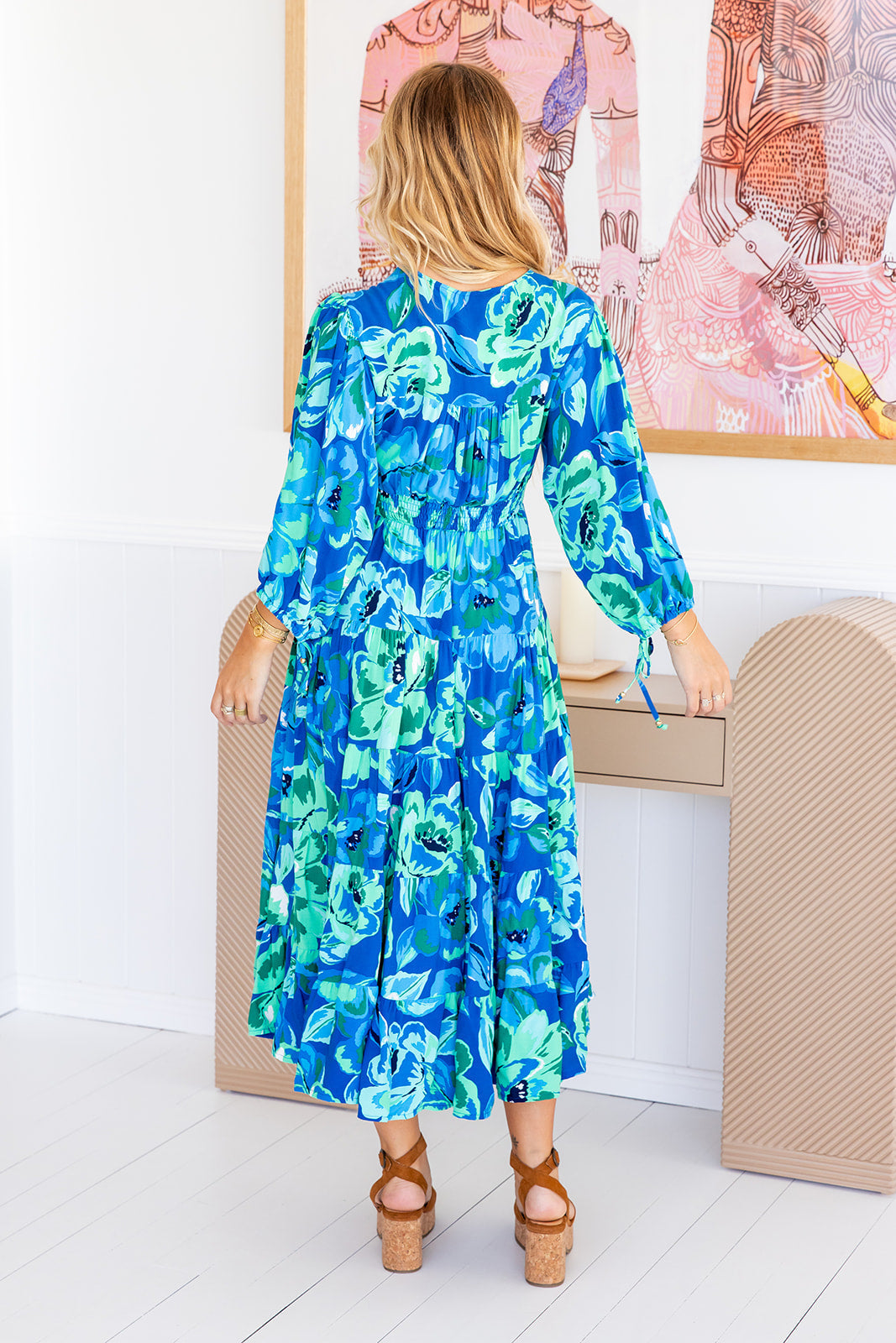 Avani Dress - Bondi Blue