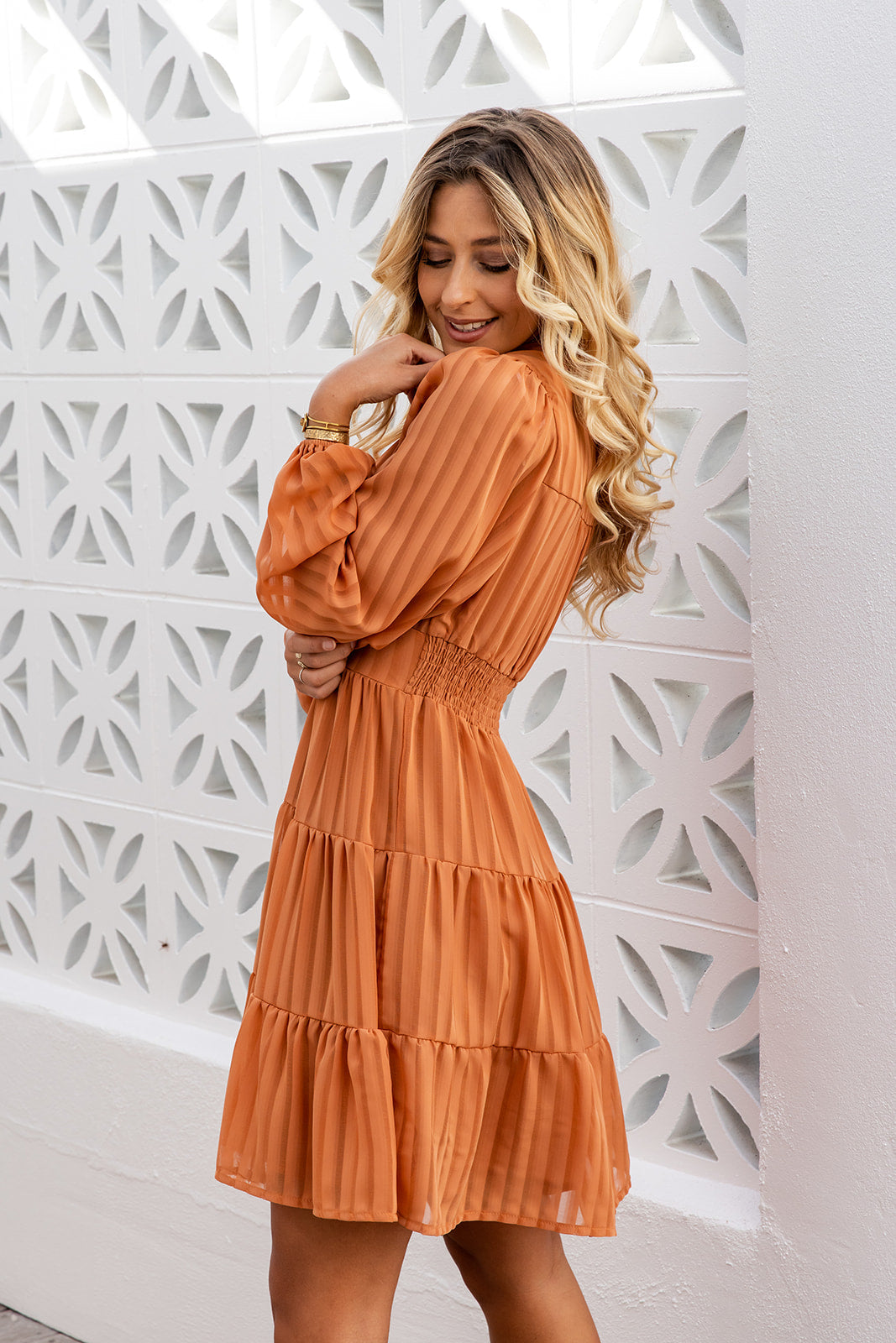 Peyton Dress - Caramel