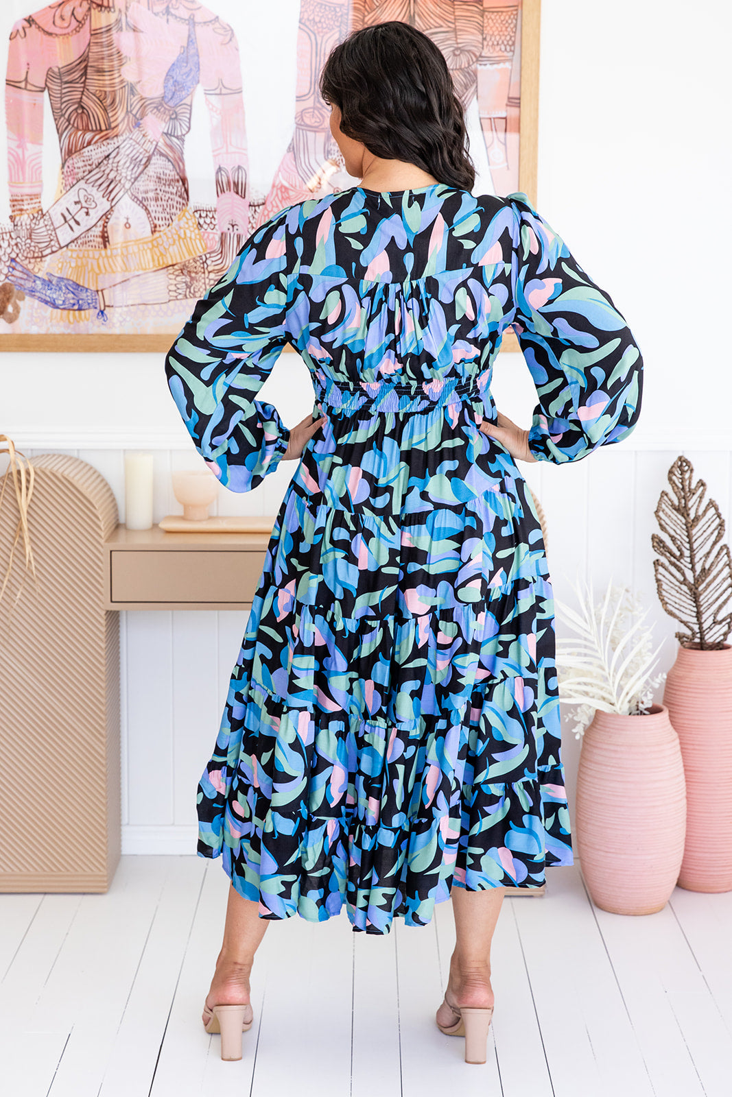 Rina Dress - Honolulu Blue