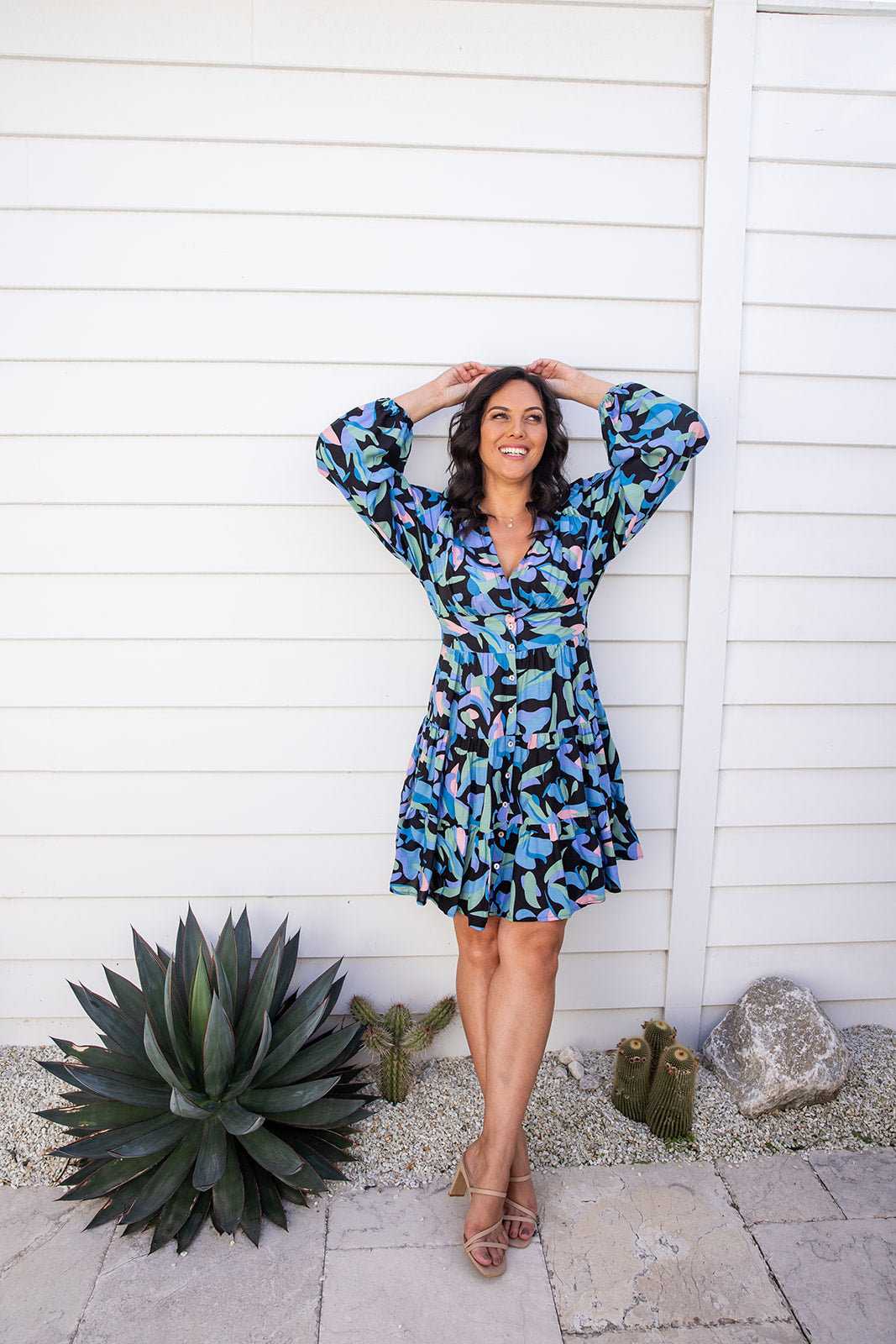 Finley Dress - Honolulu Blue