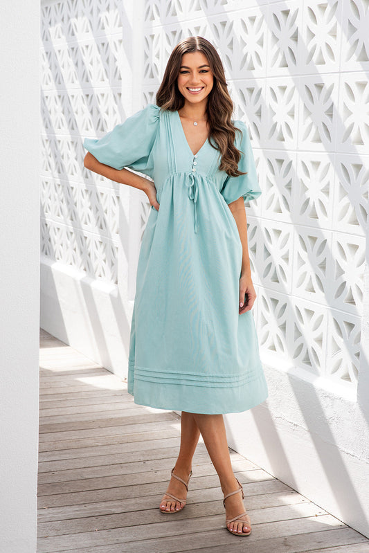 Brielle Dress - Sweet Blue