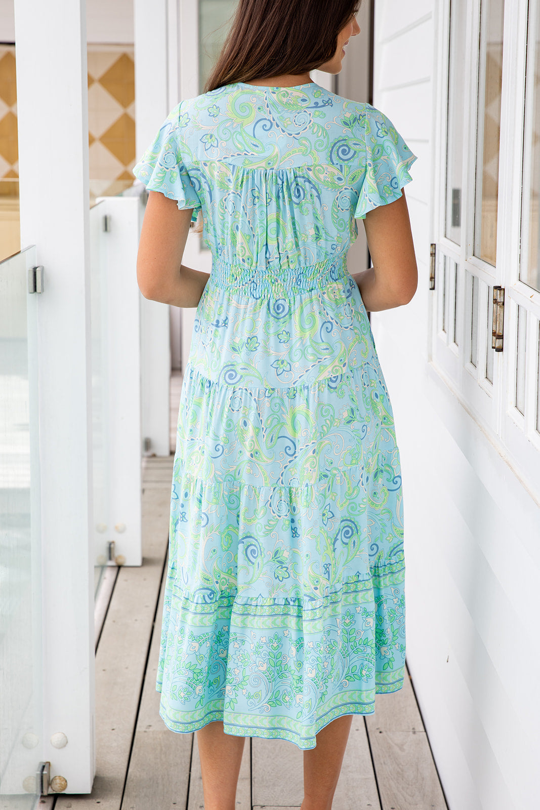 Bailey Dress - Lime Reverie