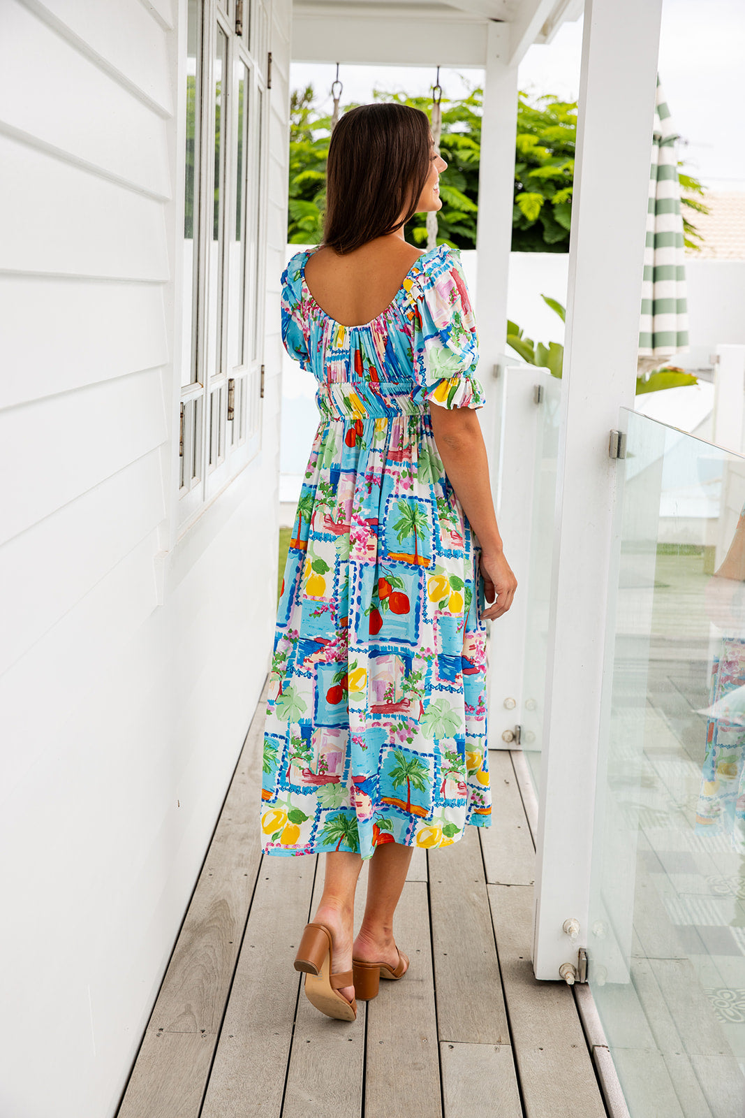 Lanai Dress - Santorini Blue