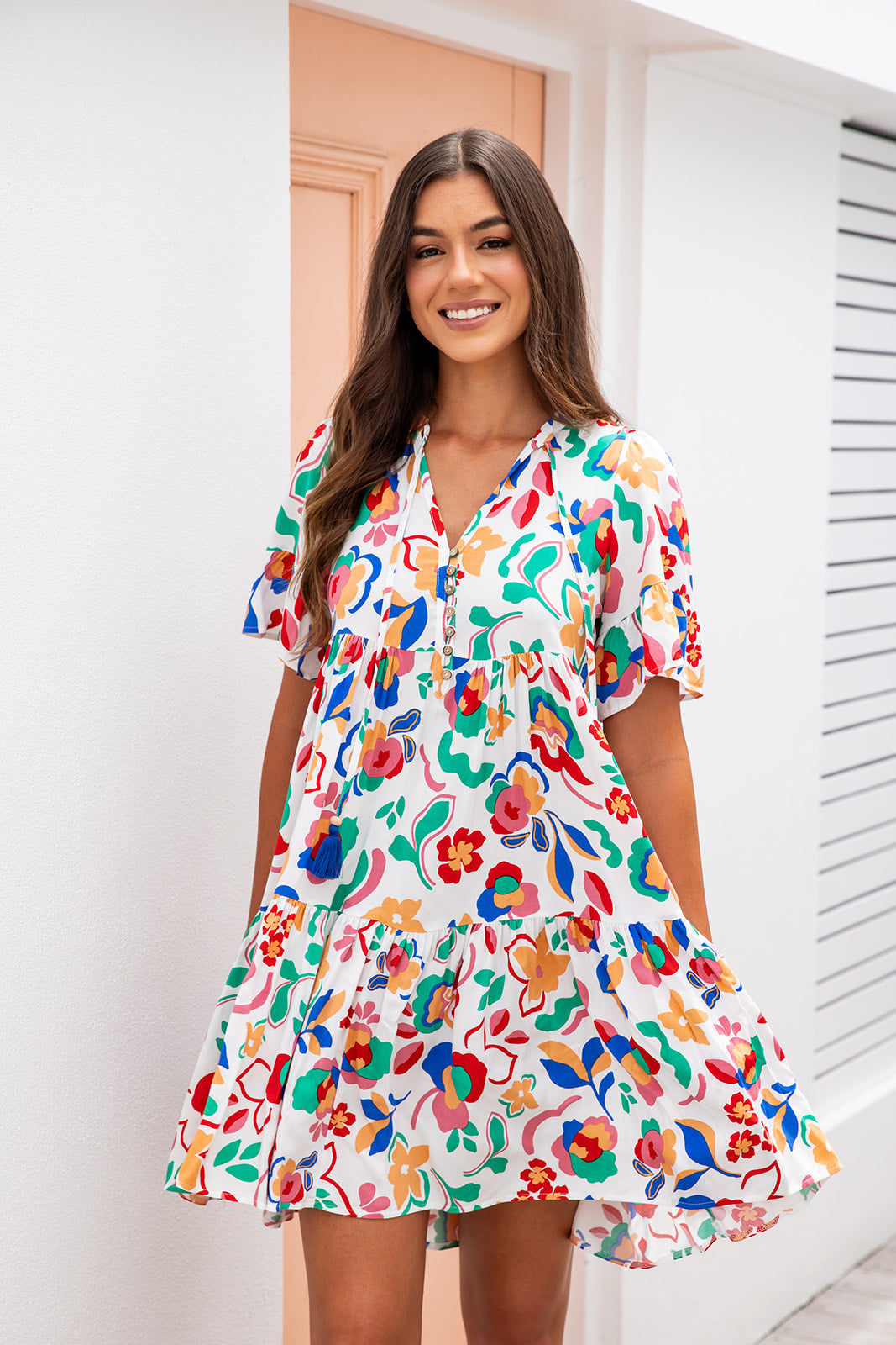 Emerson Dress - Chromatic Floral