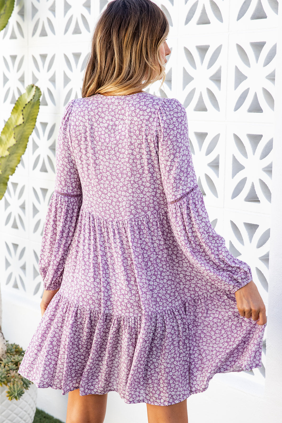 Natalie Dress - Lilac Garden