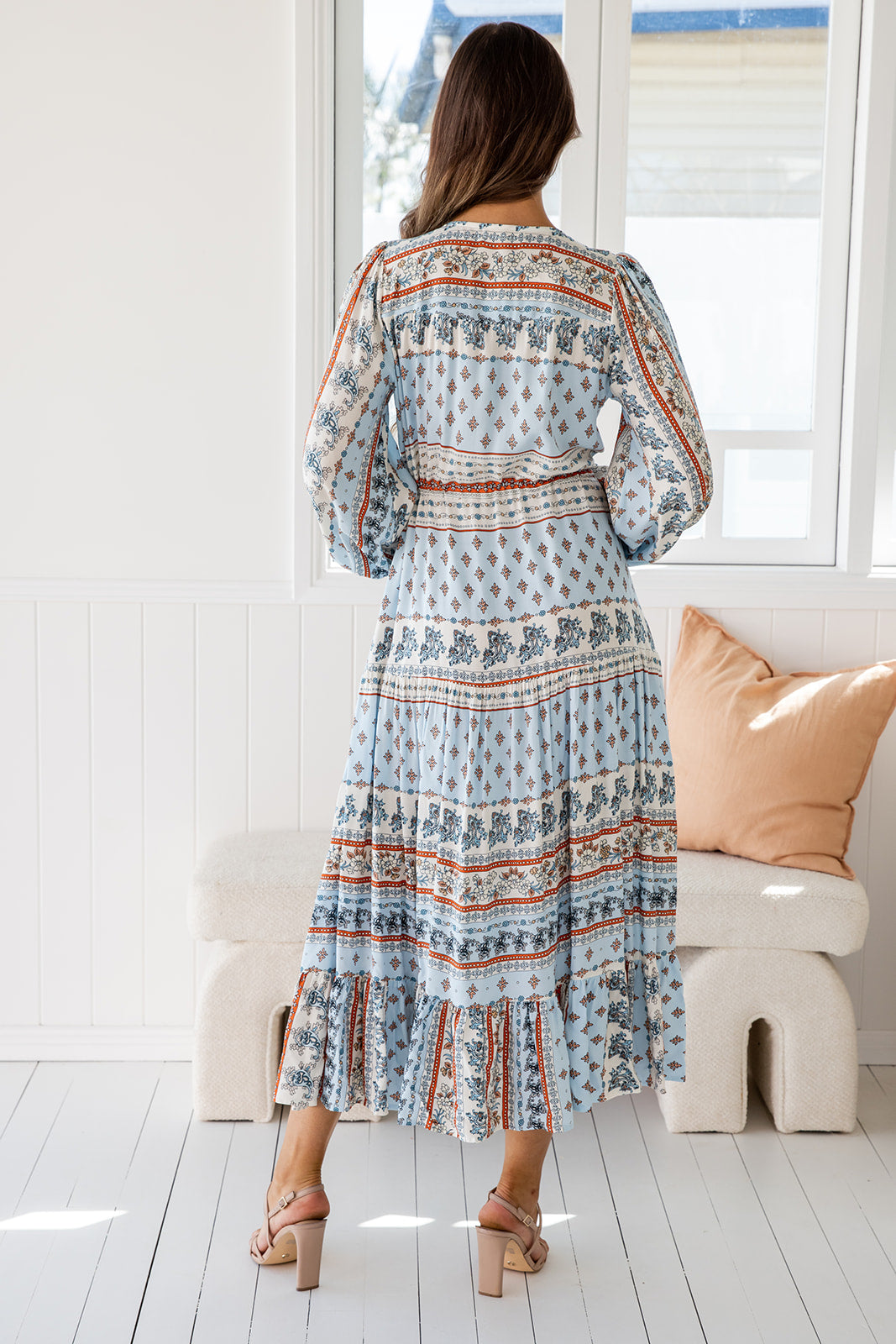 Evie Dress - Aegean Sky