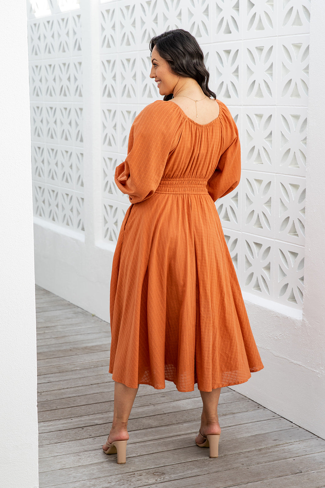 Cheyenne Dress - Rust