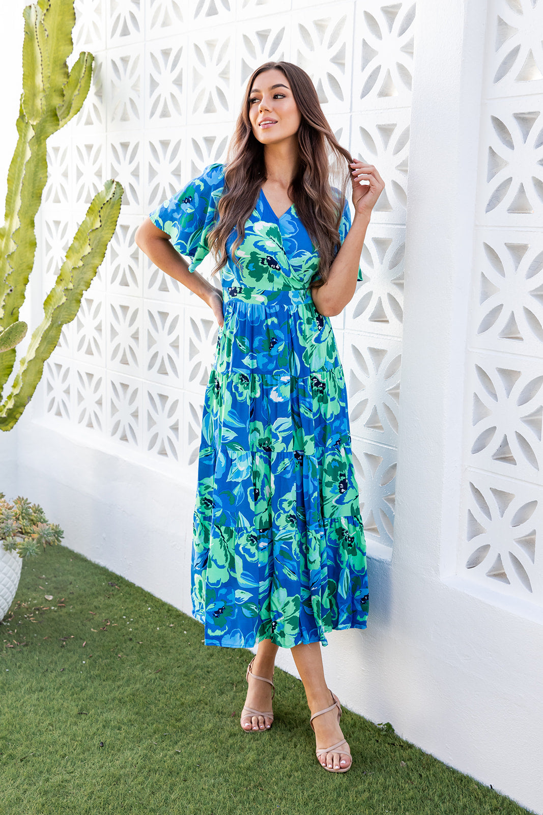 Pippa Dress - Bondi Blue