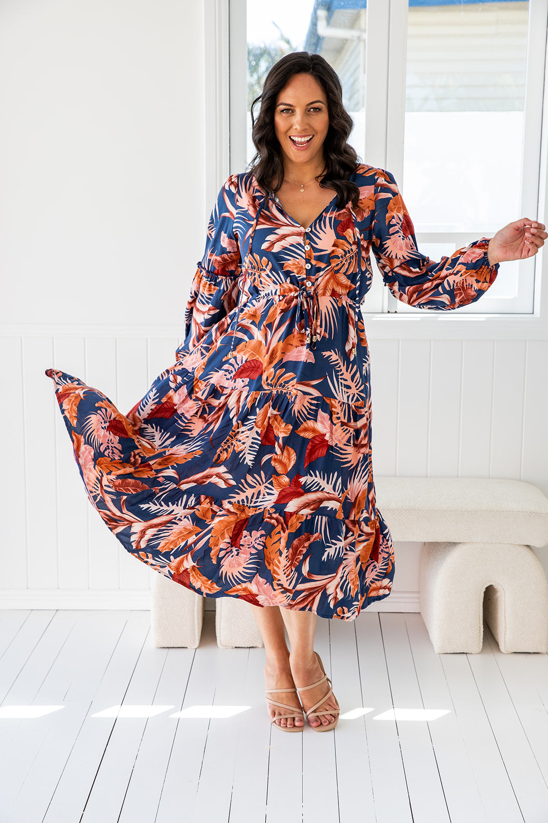 Portia Dress - Auburn Breeze