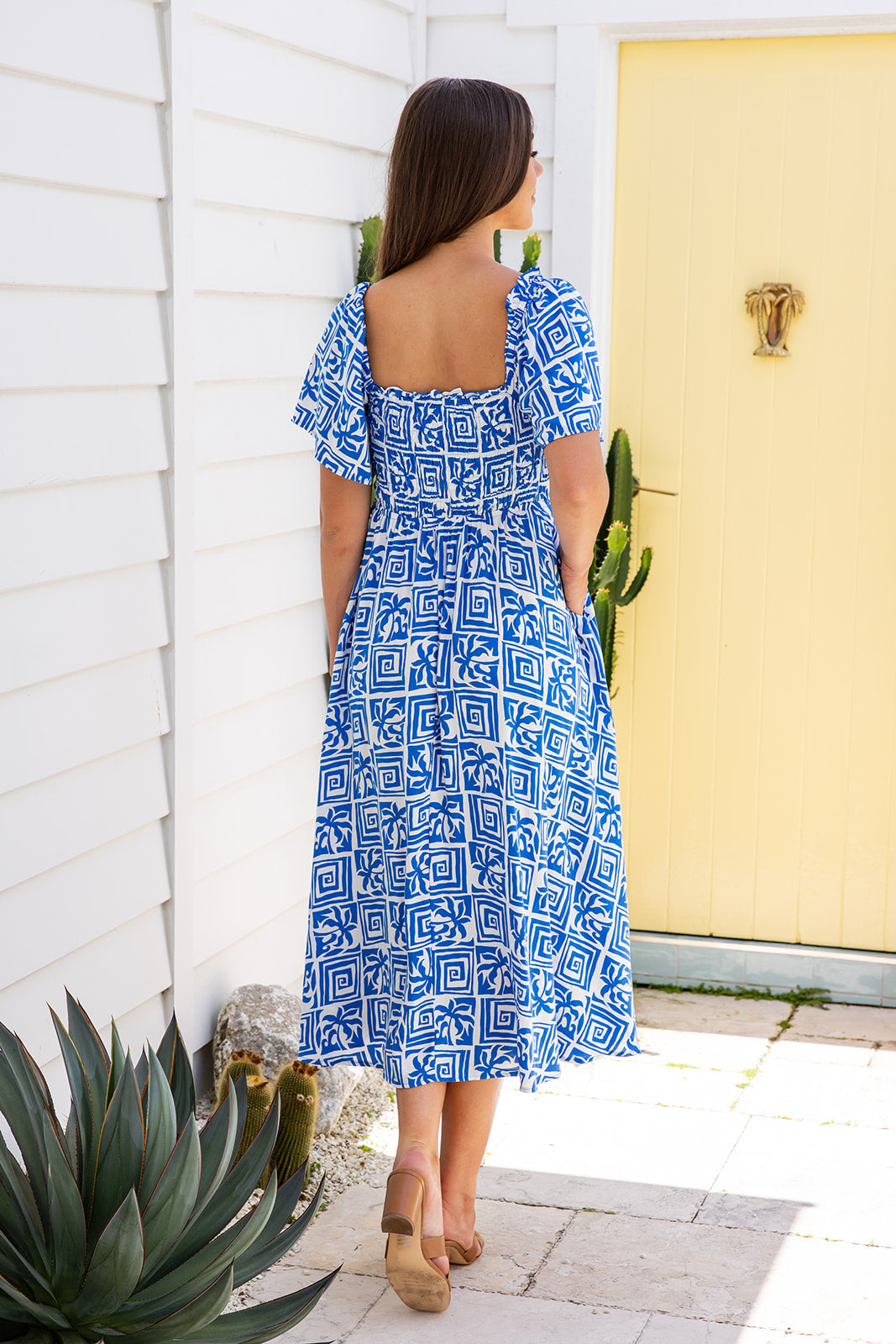 Sarlie Dress - Hawaiian Blue