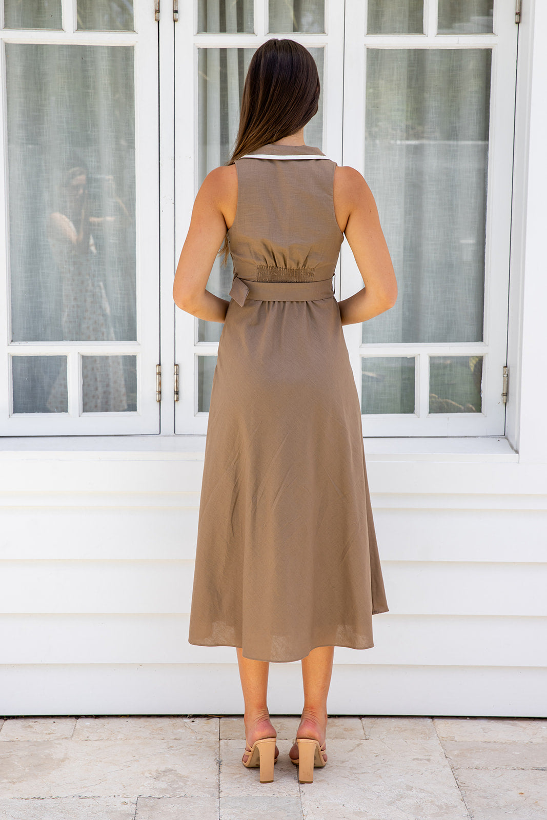 Anisa Dress - Brown