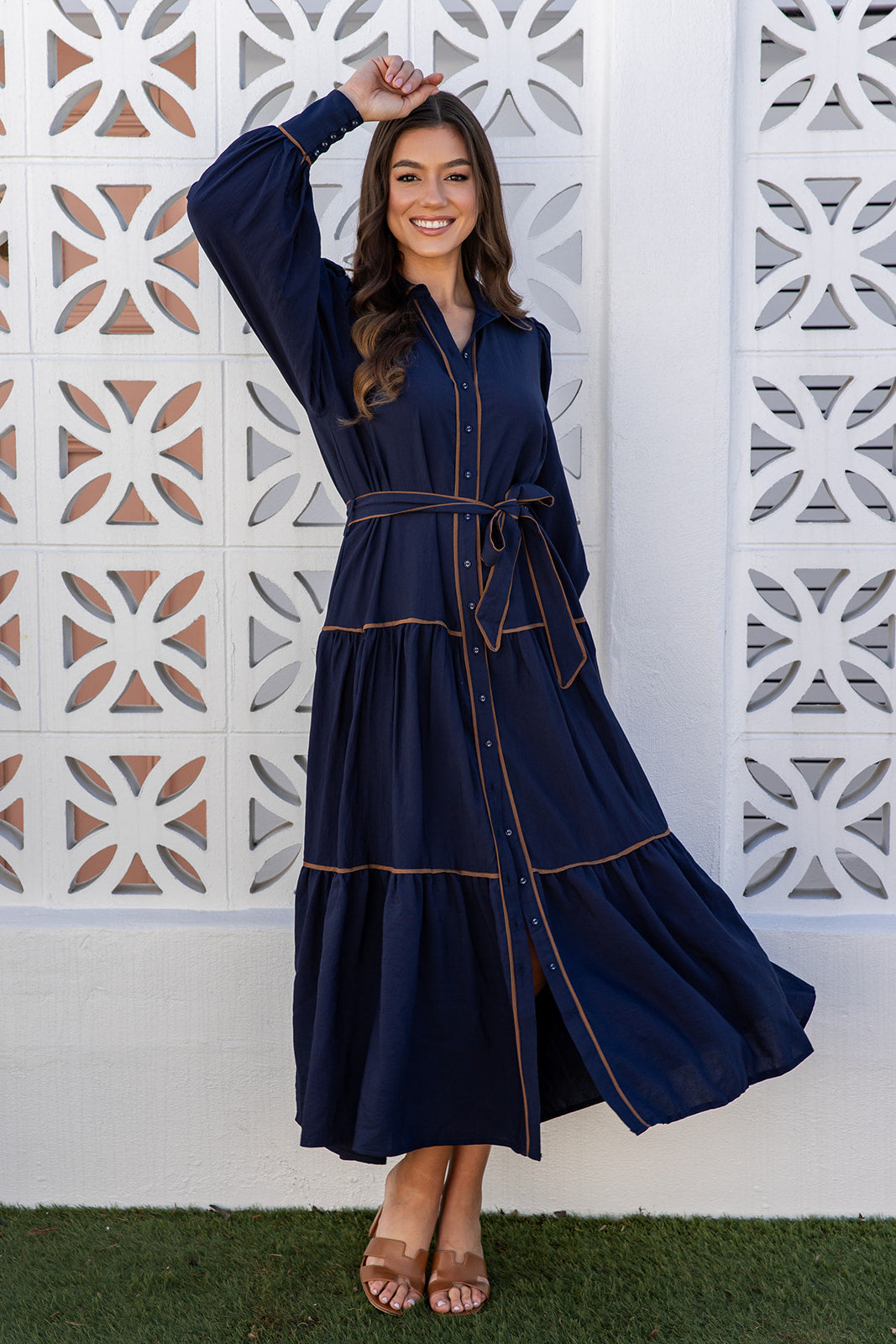 Catiana Dress - Navy