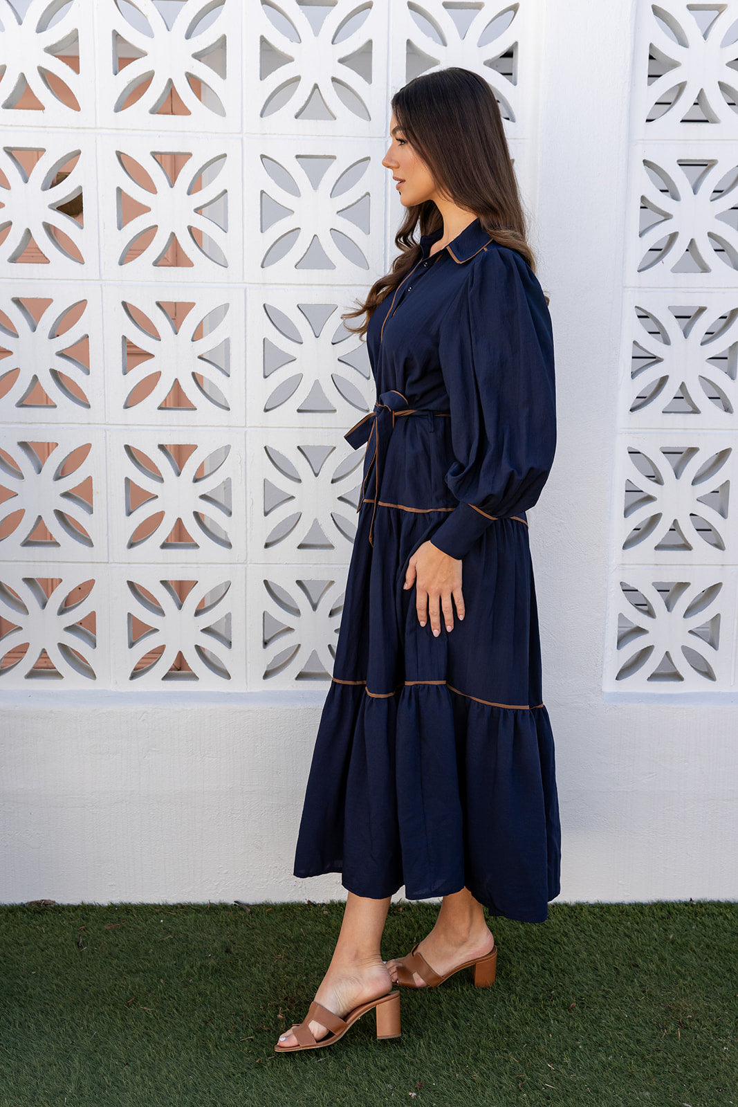 Catiana Dress - Navy