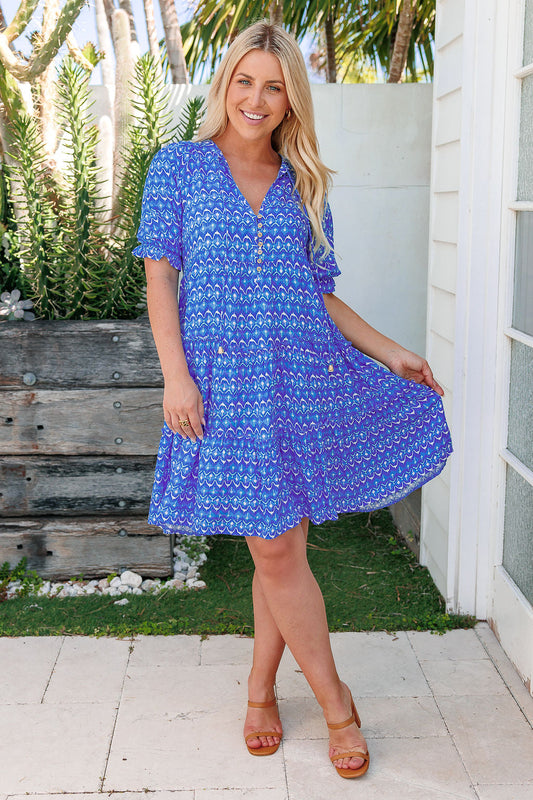 Saturn Dress - Sensational Blue