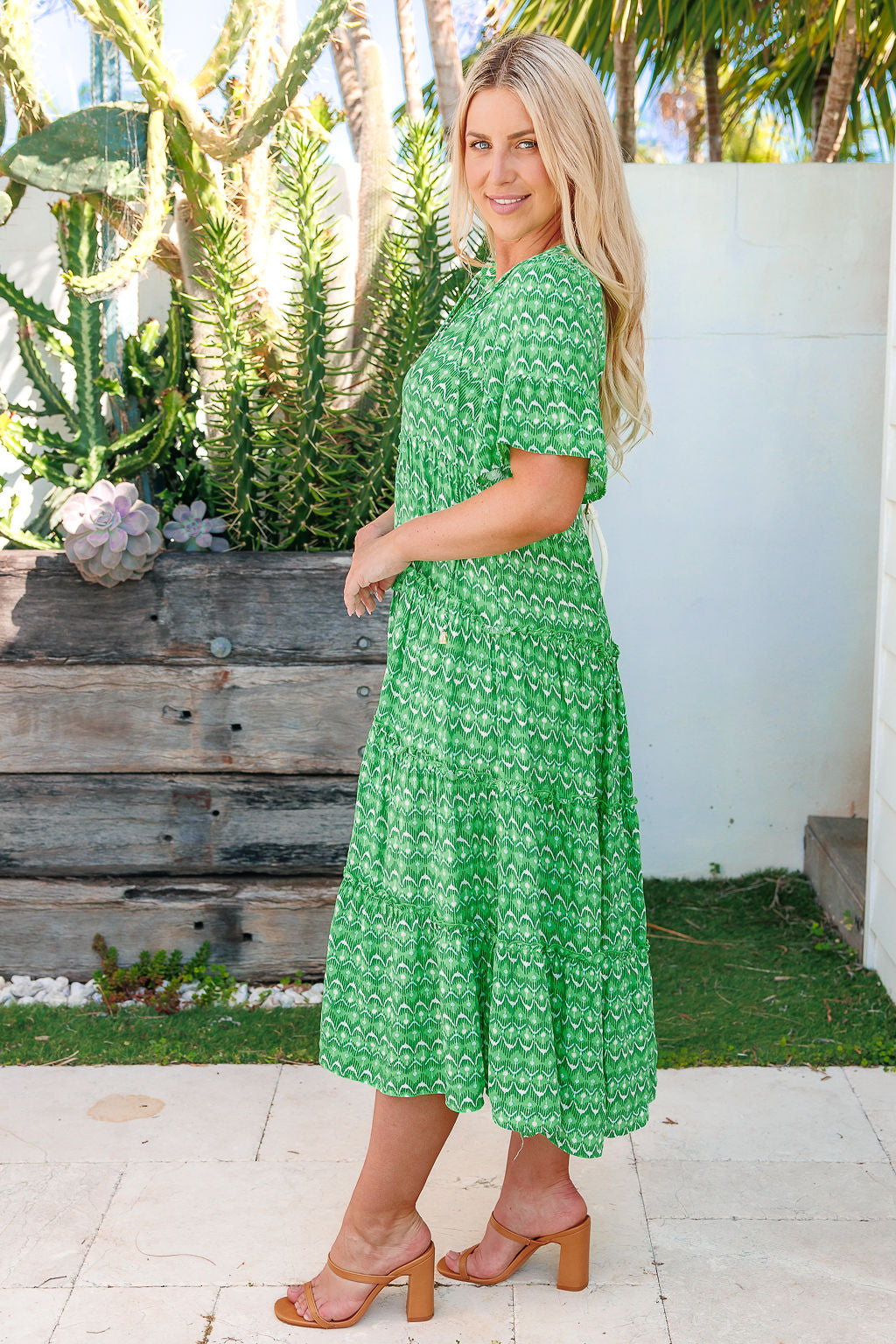 Elyse Dress - Sensational Green