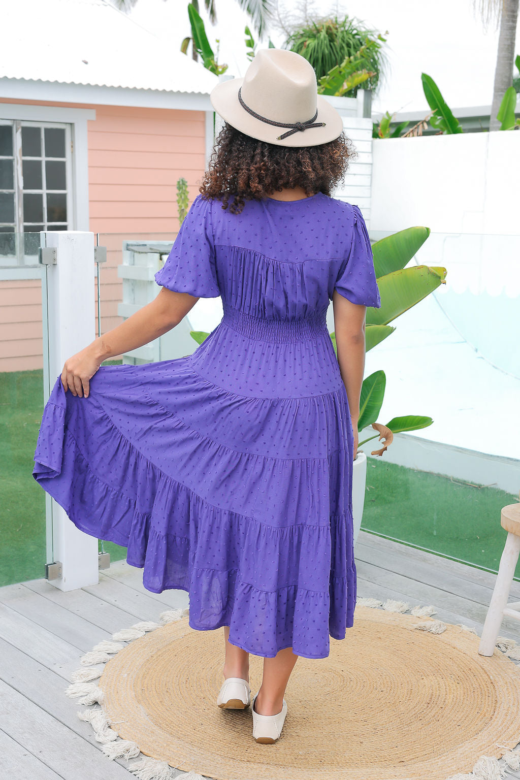 Freya Dress - Iris Purple