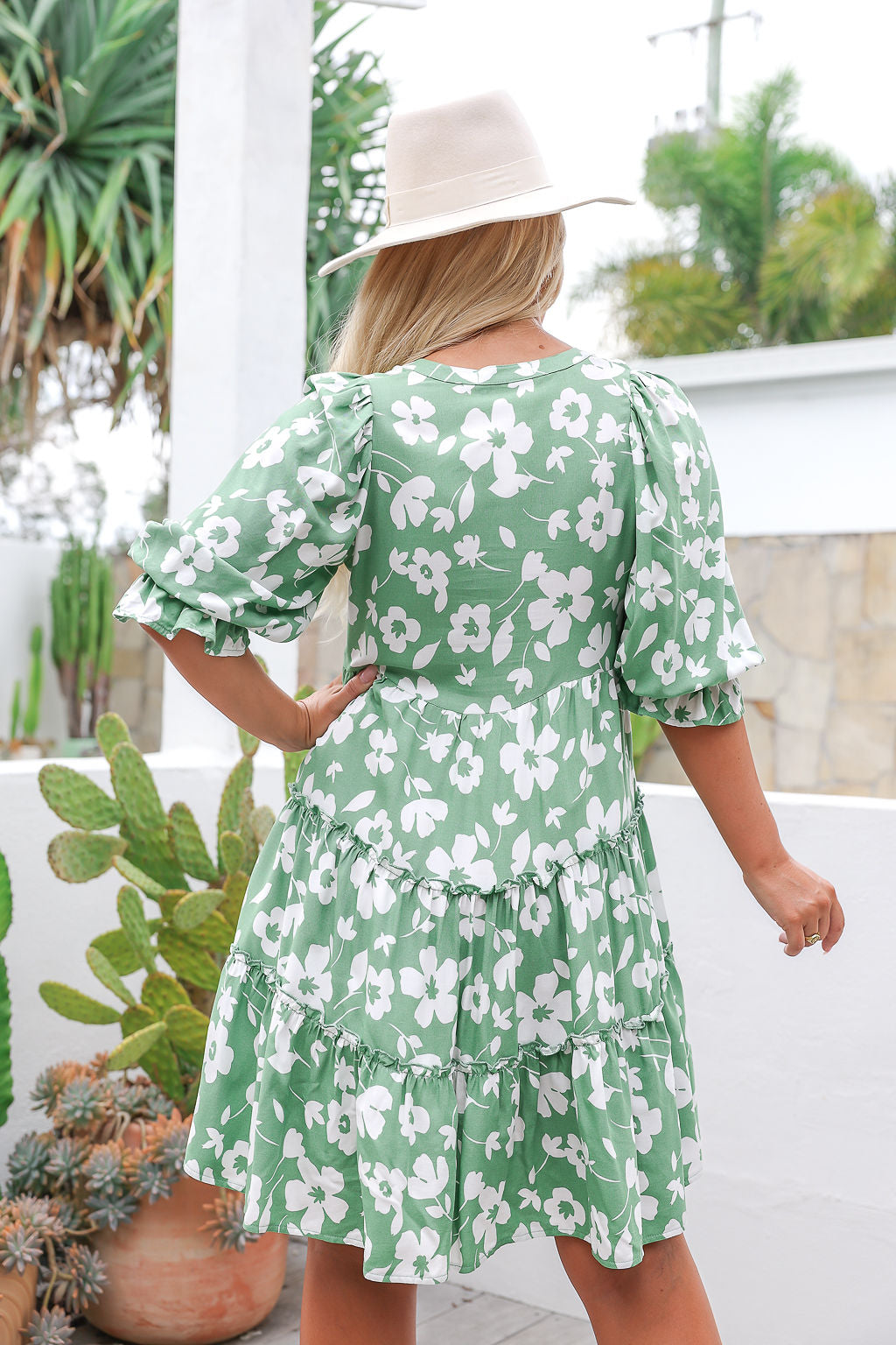 Lyra Dress - Botanic Green