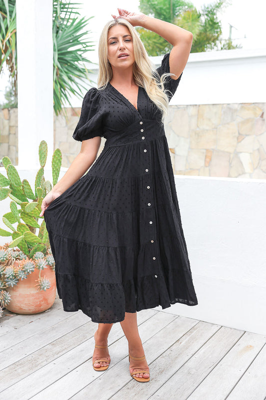 Freya Dress - Onyx