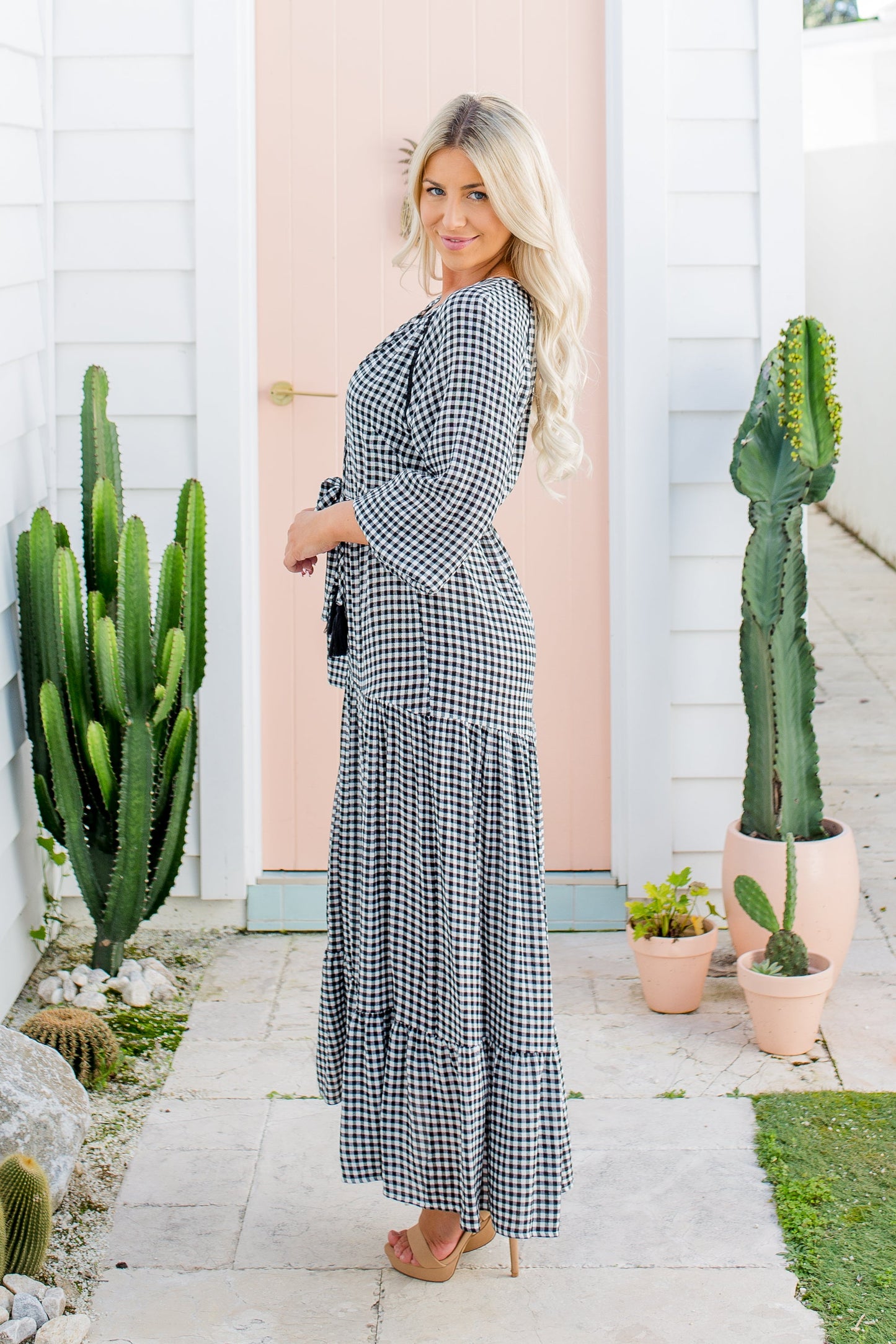 Talulla Dress - Black Gingham