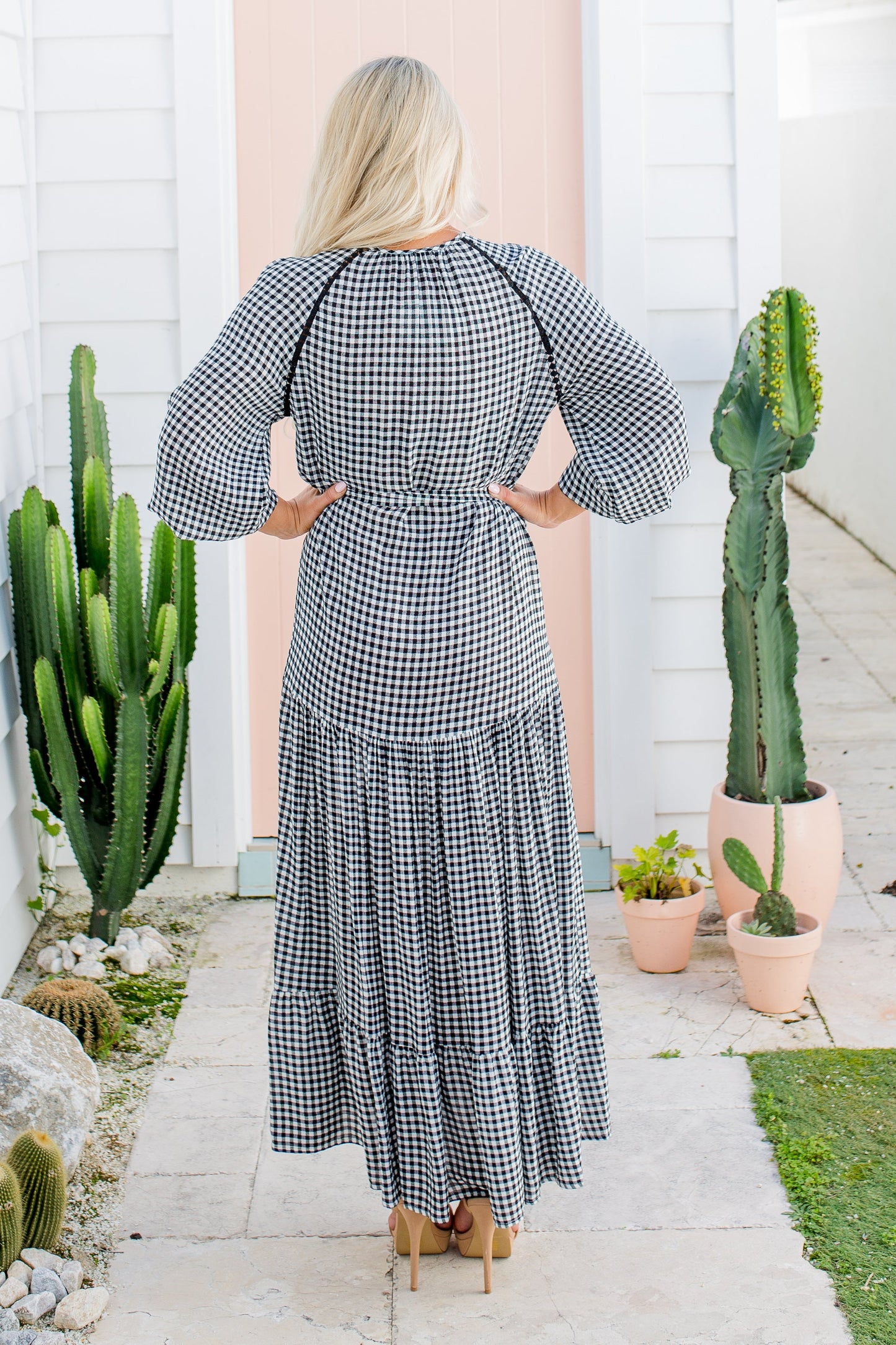 Talulla Dress - Black Gingham