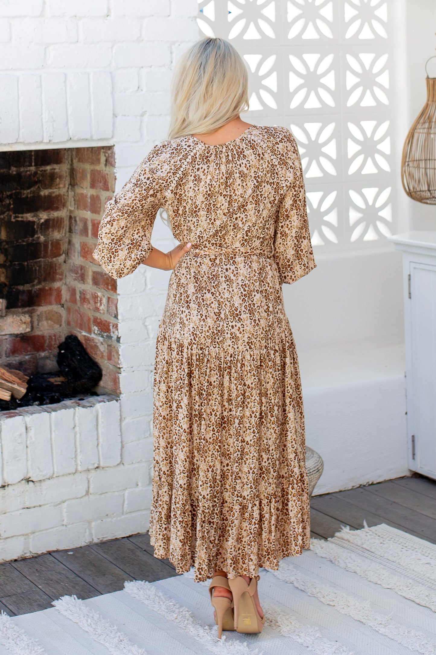 Talulla Dress - Brown Leopard