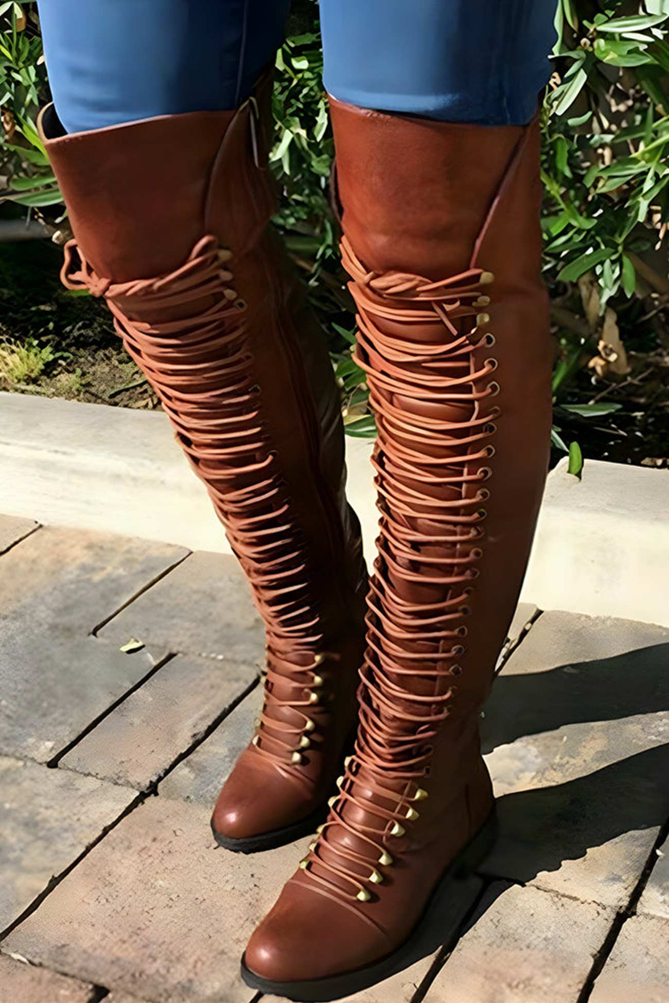 Leather Over The Knee Boots