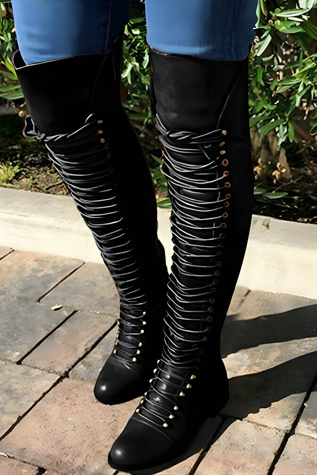 Leather Over The Knee Boots