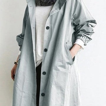 Ivyshape | Elegant Long Jacket for Stylish Winter Look