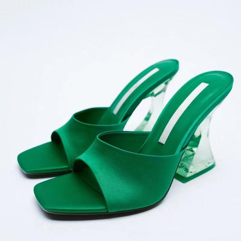 Stylish High Heel Slides for Women