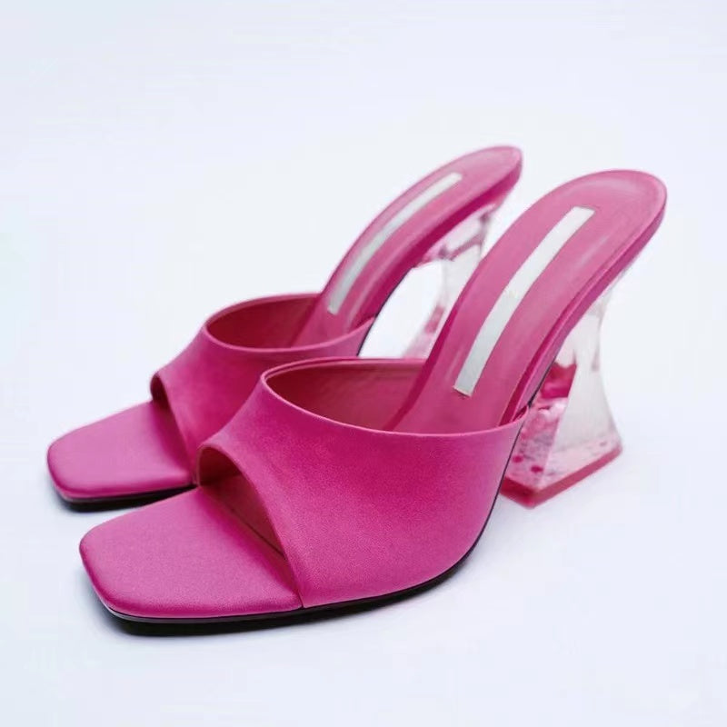 Stylish High Heel Slides for Women