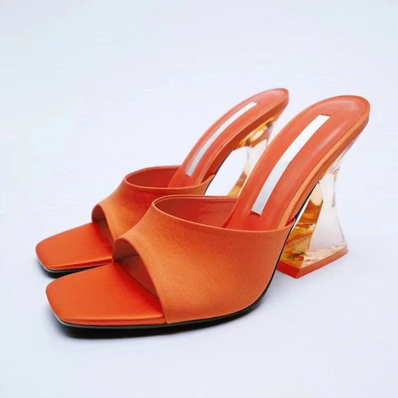 Stylish High Heel Slides for Women