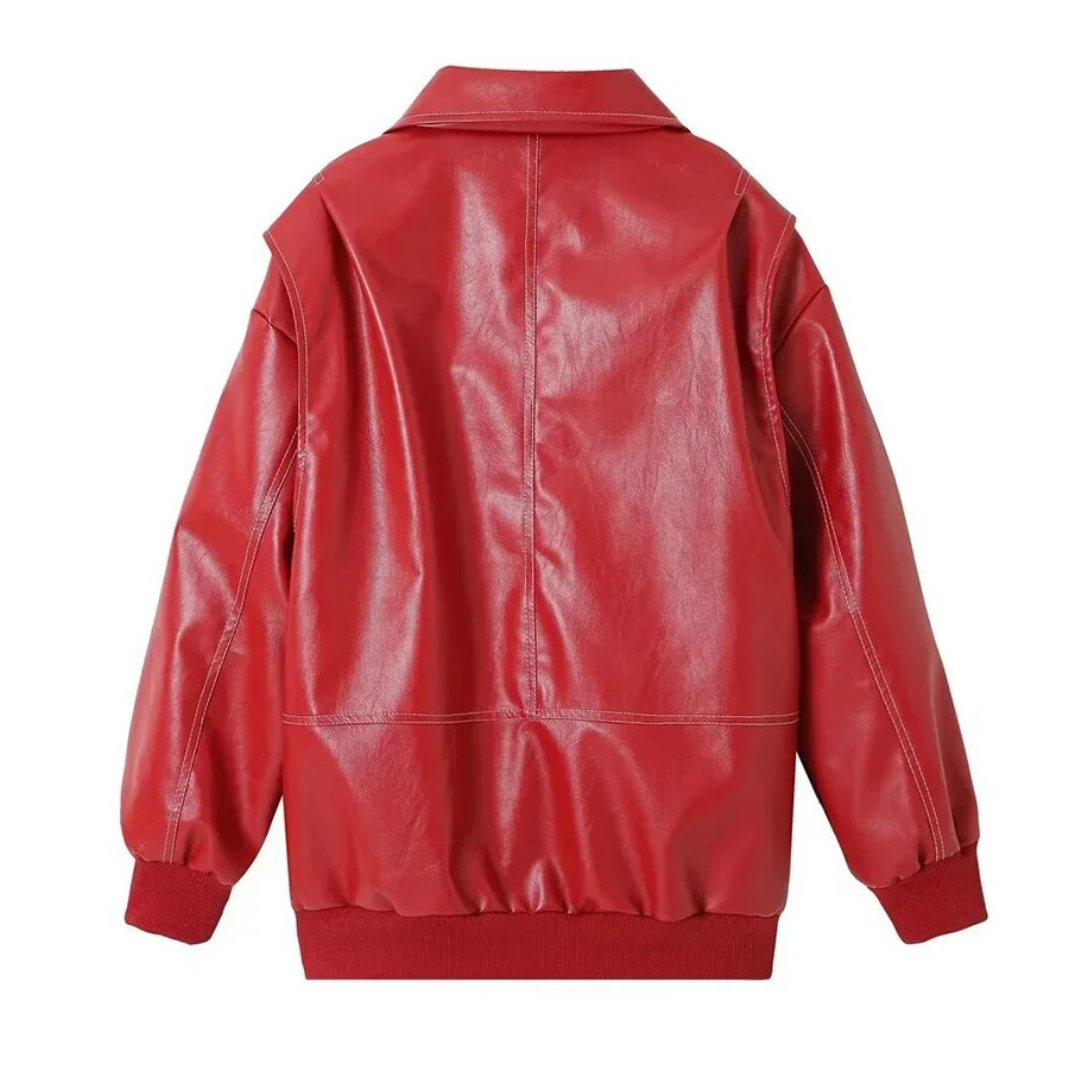 Ivyshape | Stylish Vintage Jacket With Zipper And Pockets