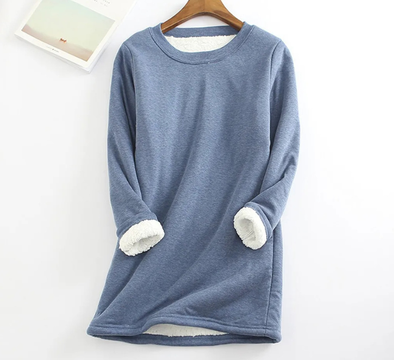 Ivyshape | Comfortable Thick Velvet Sweater