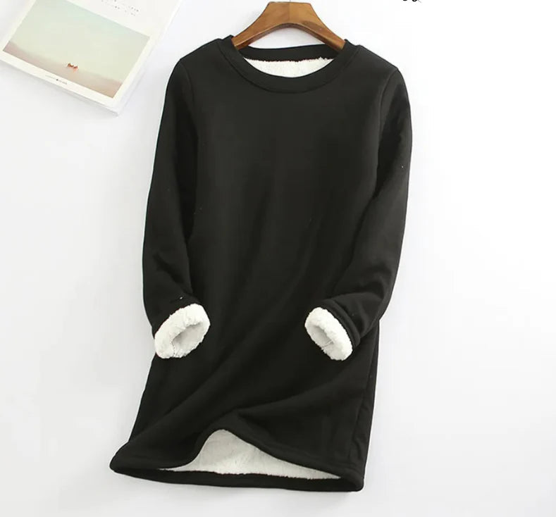 Ivyshape | Comfortable Thick Velvet Sweater