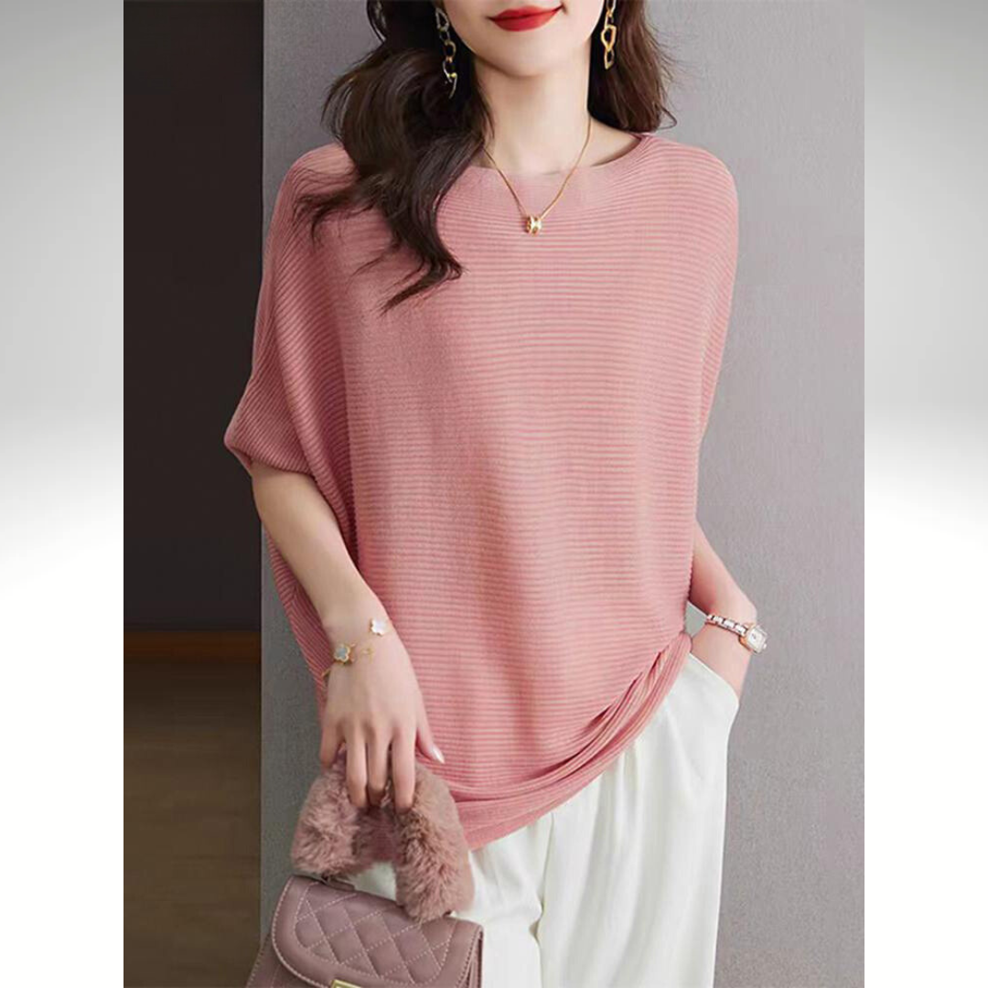 Women's Batwing Sleeve Summer Blouse for Casual and Office Wear