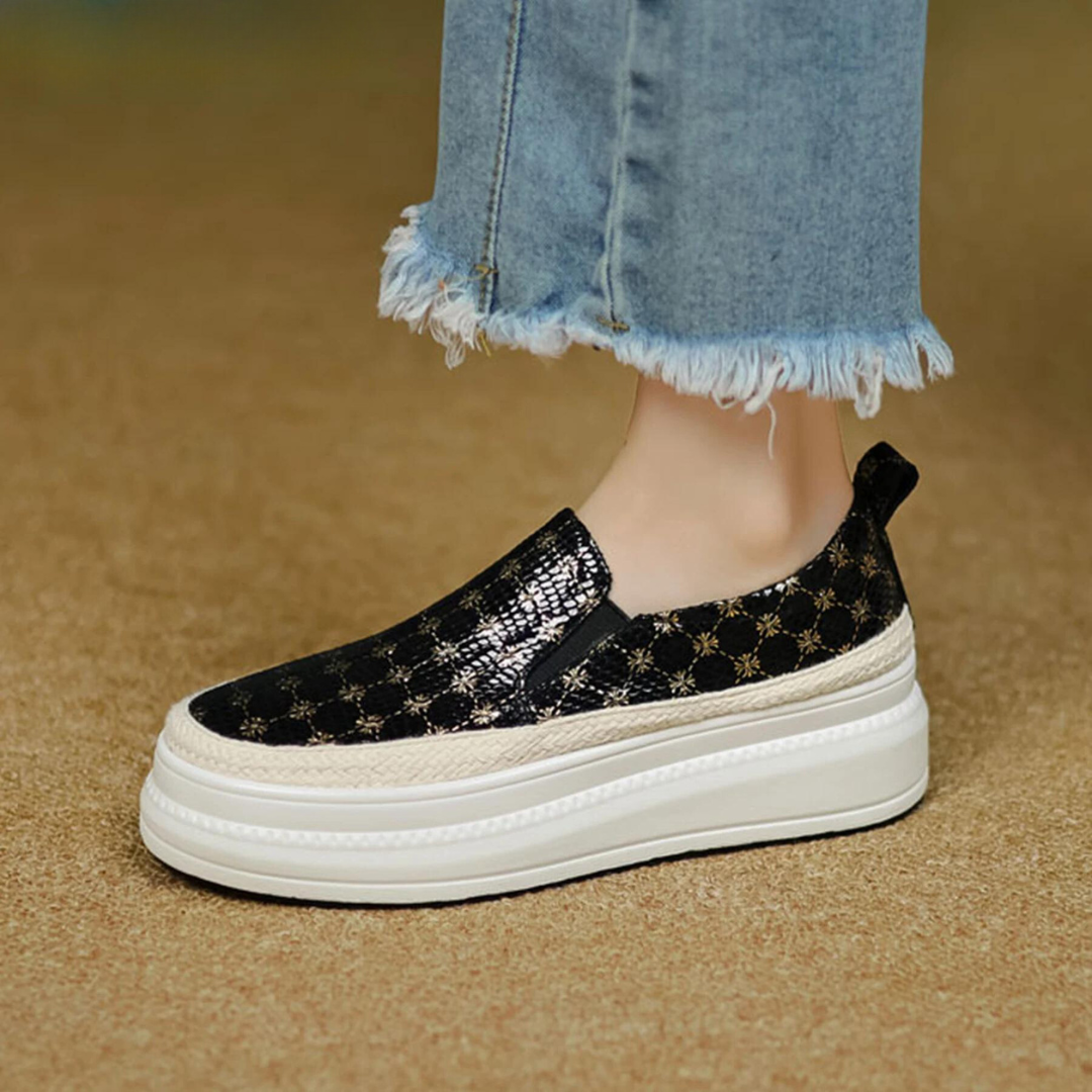 Casual Slip-On Platform Sneakers for Women