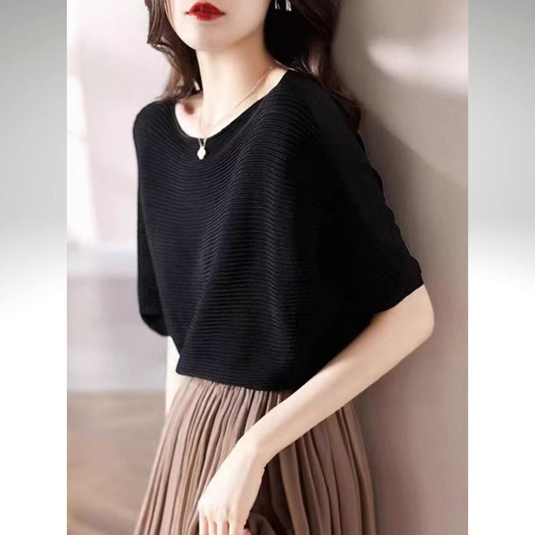 Women's Batwing Sleeve Summer Blouse for Casual and Office Wear