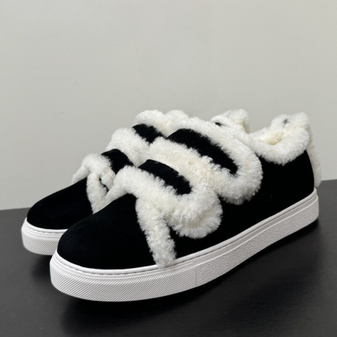 Women's Winter Fluffy Platform Sneakers