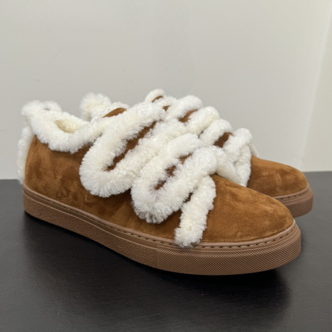 Women's Winter Fluffy Platform Sneakers