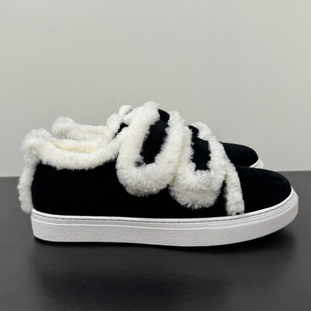 Women's Winter Fluffy Platform Sneakers