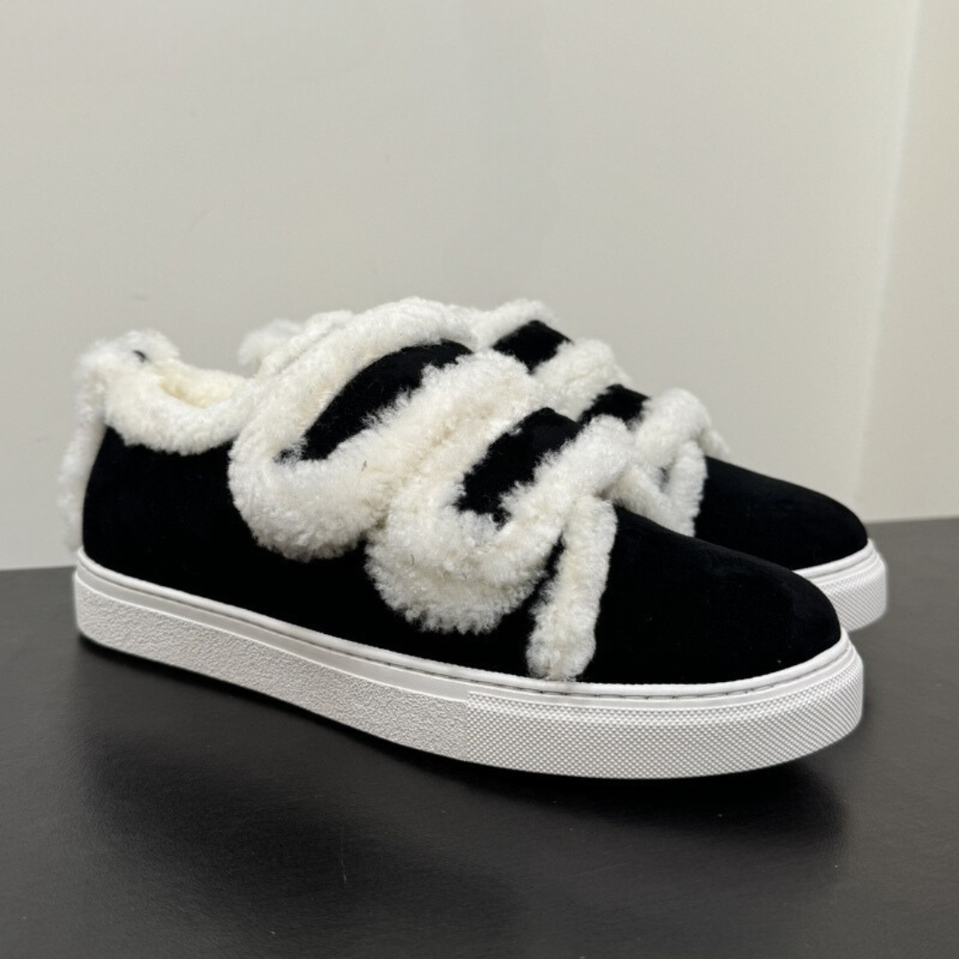 Women's Winter Fluffy Platform Sneakers