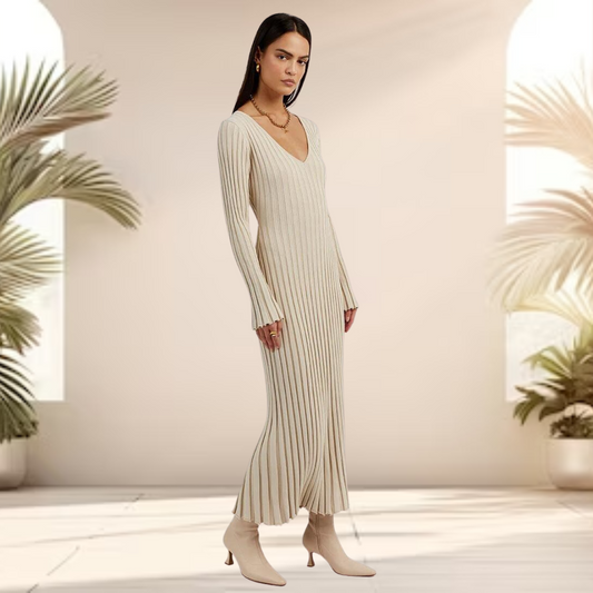 Summer Stylish Knitted Midi Dress | Ideal for Summer