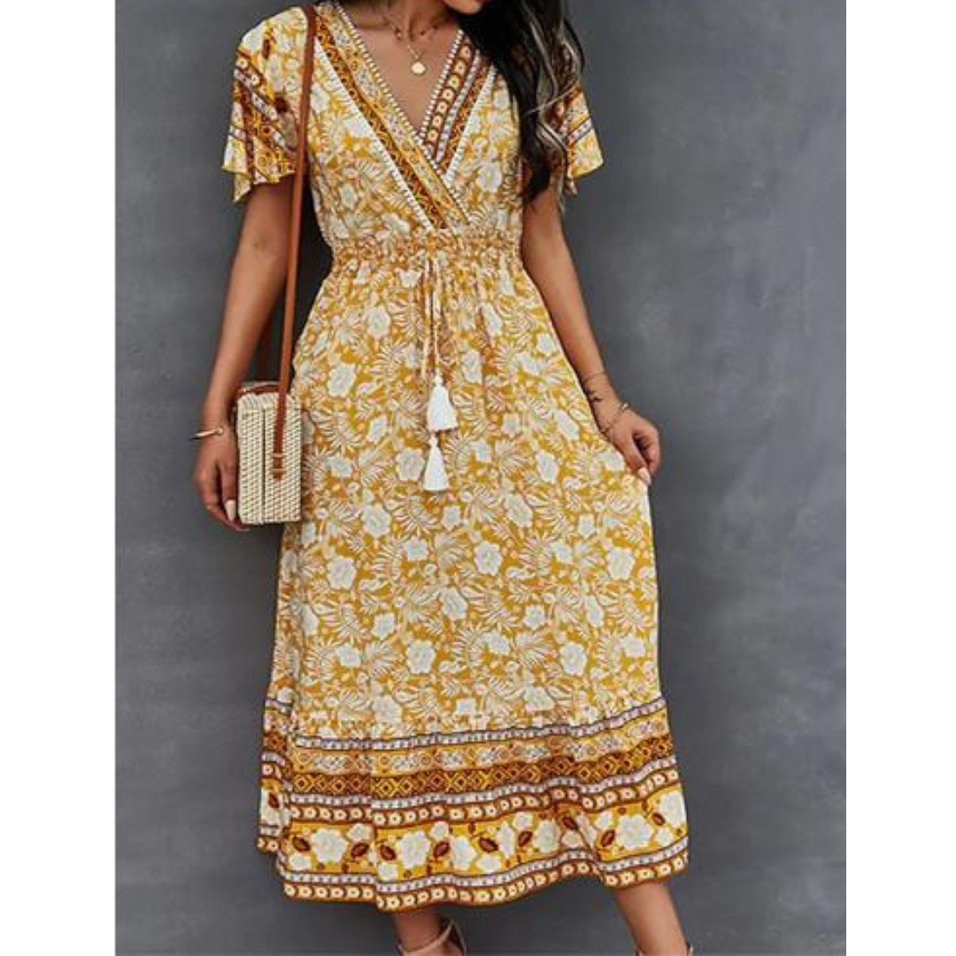 Ivyshape | Women's Chic Maxi Dress Boho