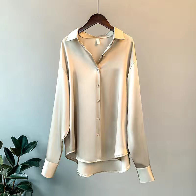 Ivyshape | Women's Silk Blouse